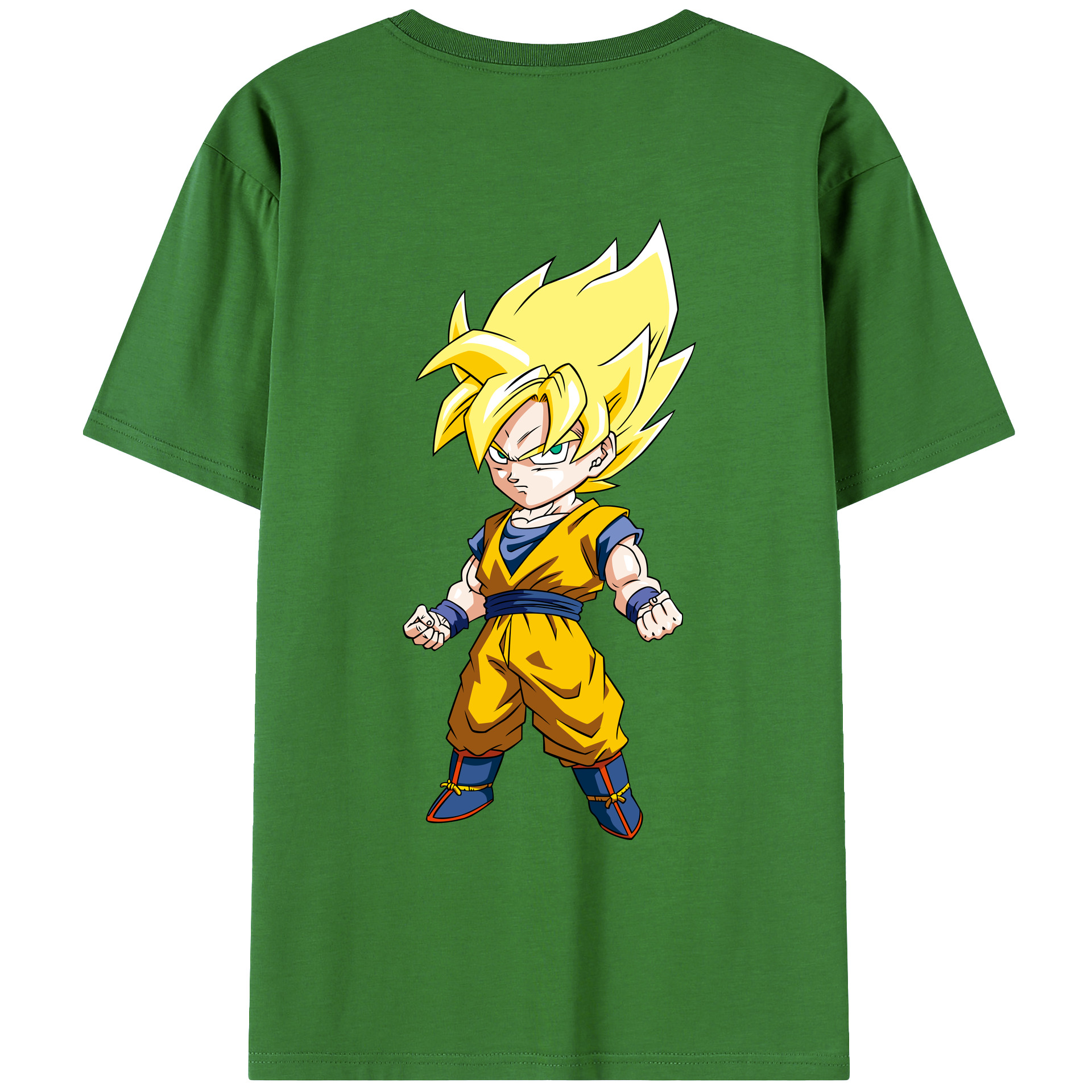 （画像用） ドラゴンボール 孫悟空（そん ごくう）Son Goku カカロット DRAGON BALL Kakarotto レディース半袖Tシャツ(バックプリント)